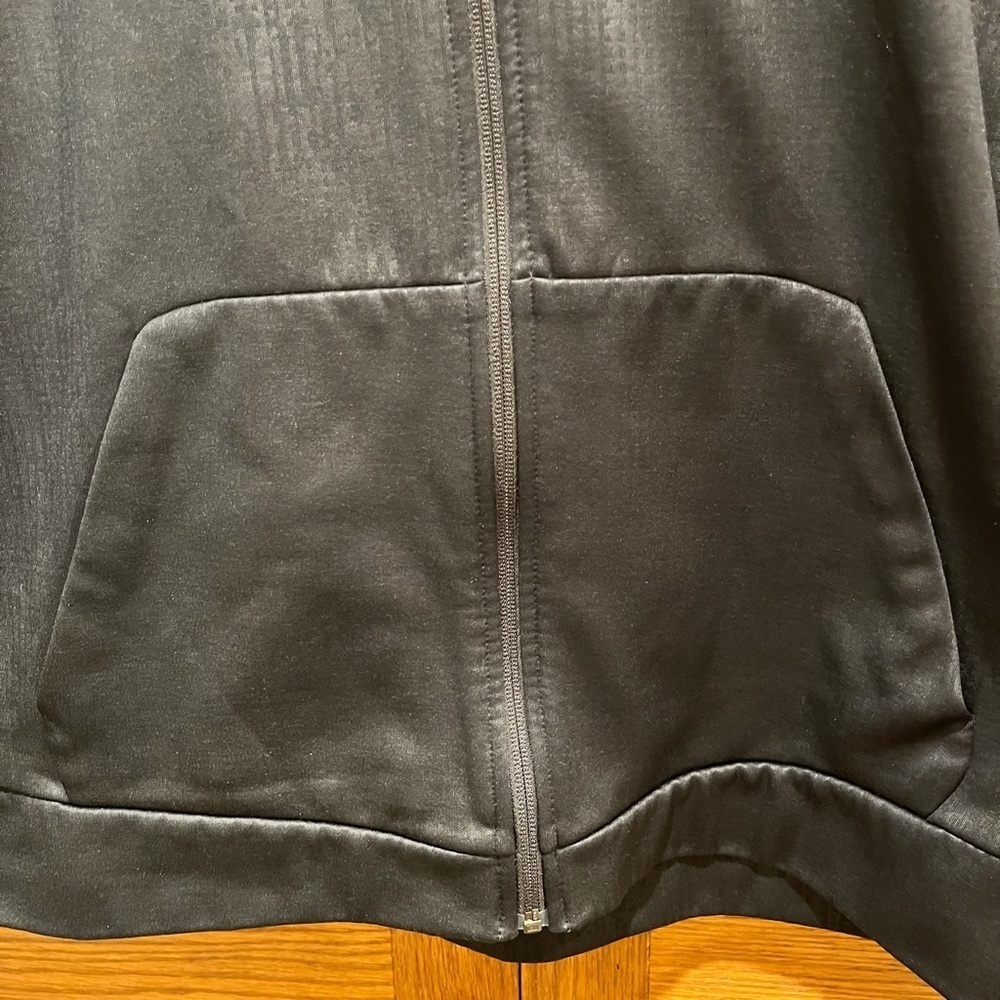 Nike Therma-Fit Black & Gray Fleece Lined Full Zip Sweatshirt - Size Large - Picture 7 of 12